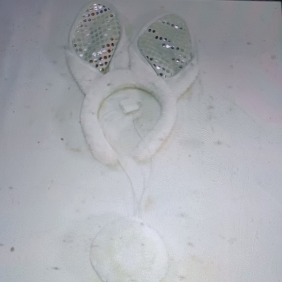 Rabbit ears and tail set for costume dress up Easter - Picture 1 of 2